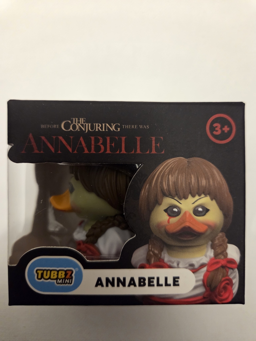 Tubbz Mini Annabelle Collectible Duck - Black and Yellow